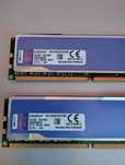 2x 4 GB HyperX Blu, DDR3, 8 GB, 1600MHz, CL9