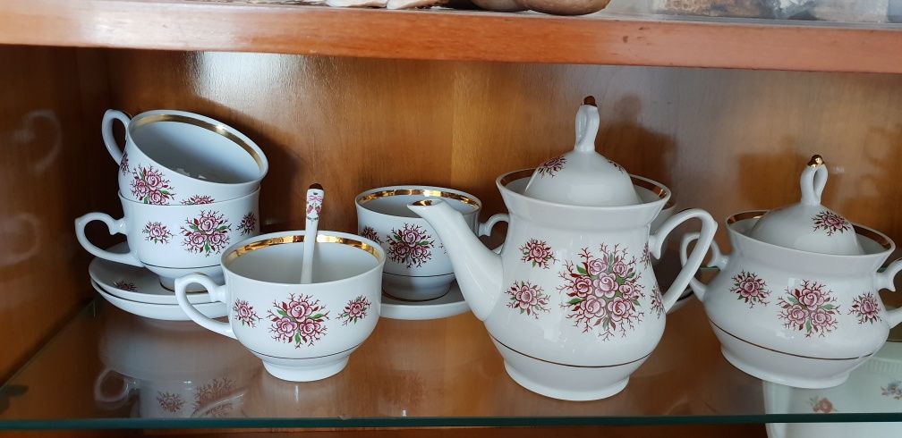 Serwis do herbaty USSR rosyjska porcelana