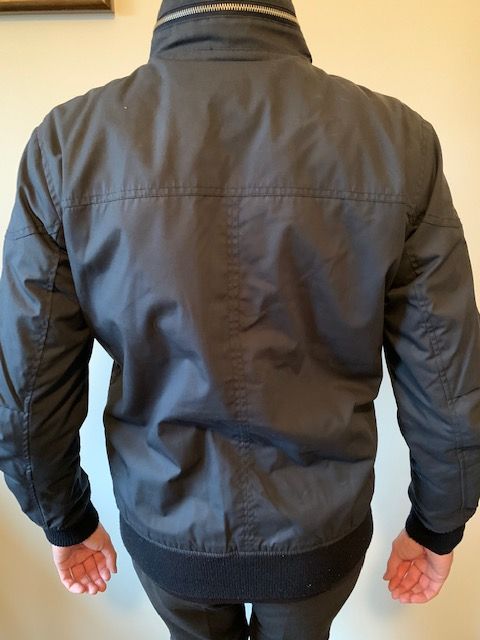 kurtka PULL&BEAR męska granat L/XL *na każdą porę