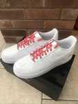 Nowe\Powietrze*airDamskieNikeForce1SupremeWhite UnisexTrampki 40.5