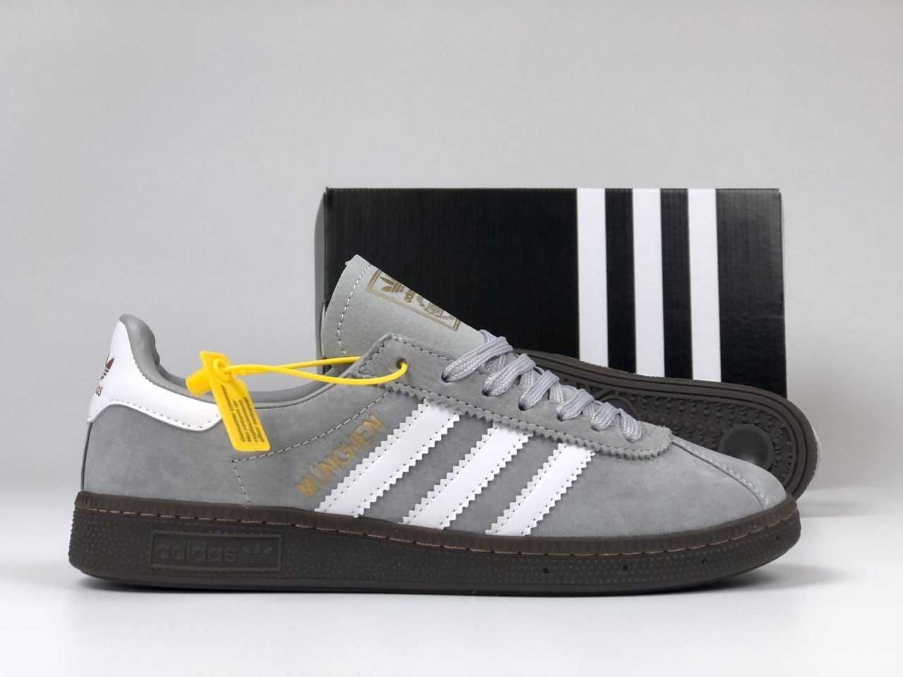 !SALE! Adidas Munchen Grey White 41 42 43 44 45 46 мюнхен адіки