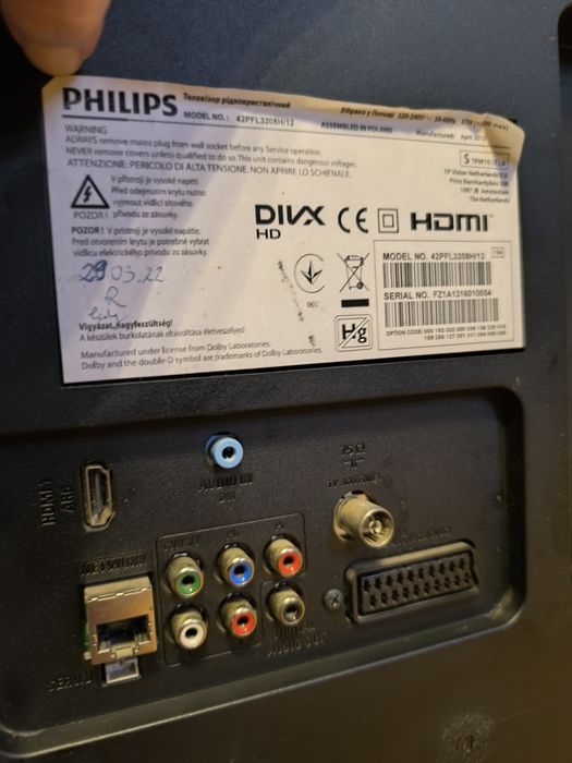 Telewizor philips 42pfl3207h/12 42.5cala