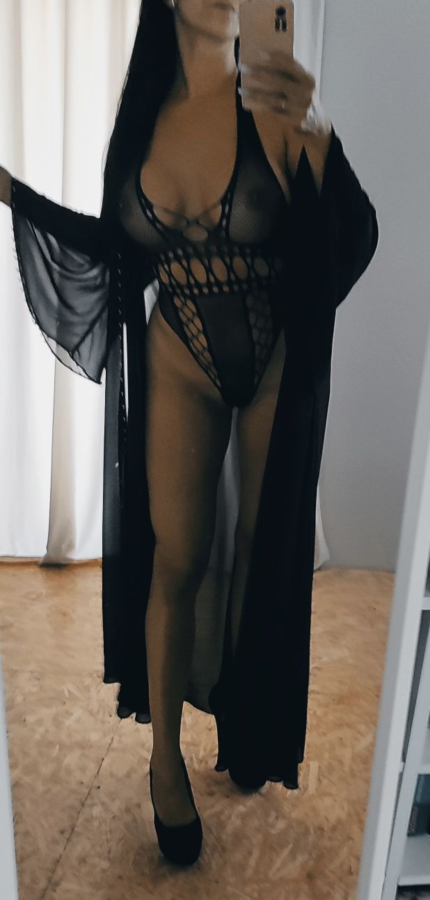 Bodystocking bielizna erotyczna siateczka kabaretka XS-XL