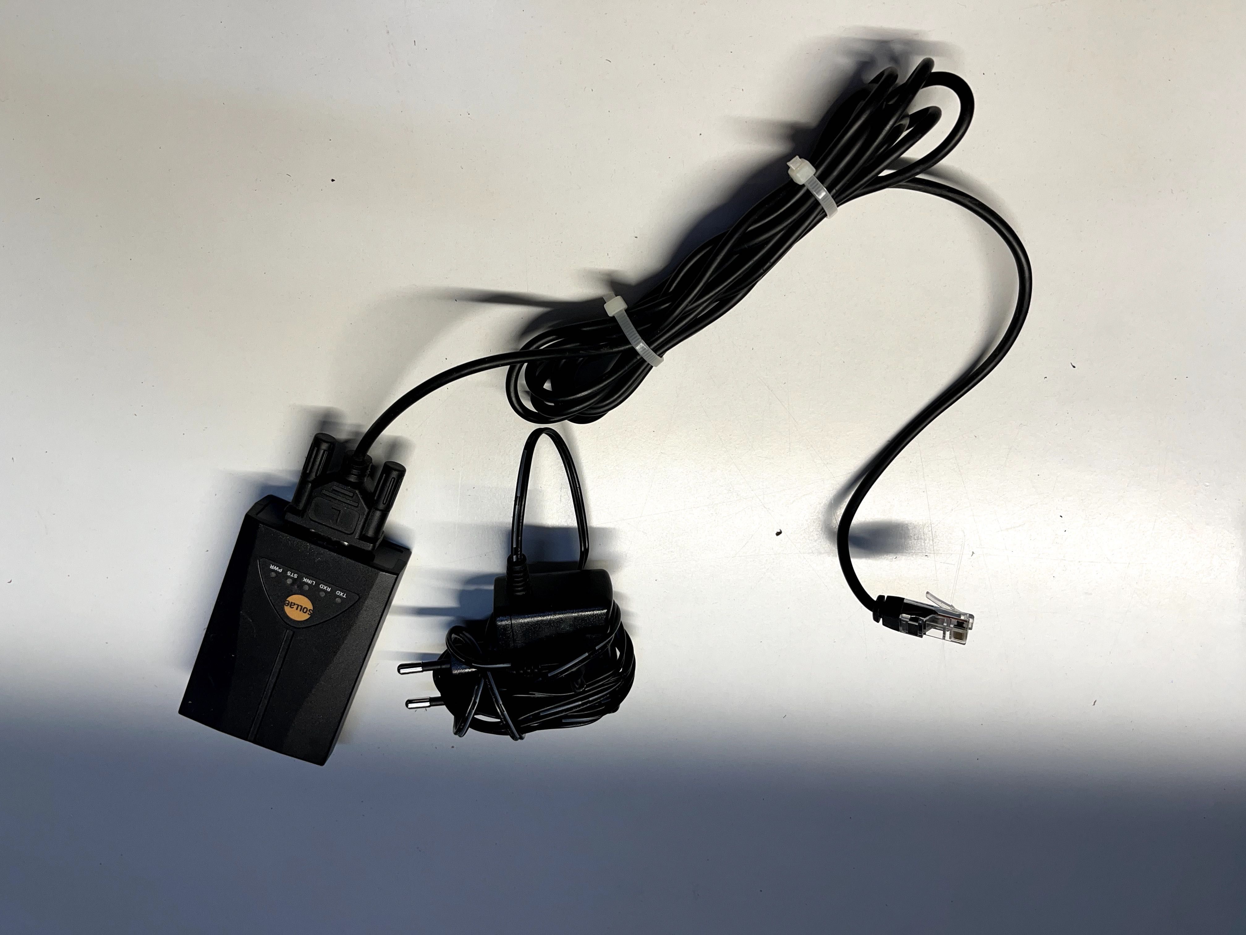 Konwerter przemysłowy RS232 do LAN Ethernet CSE-H53N + Zasilacz