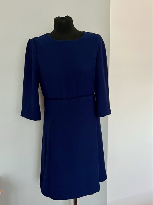 Zara Basic sukienka granatowa rozm M