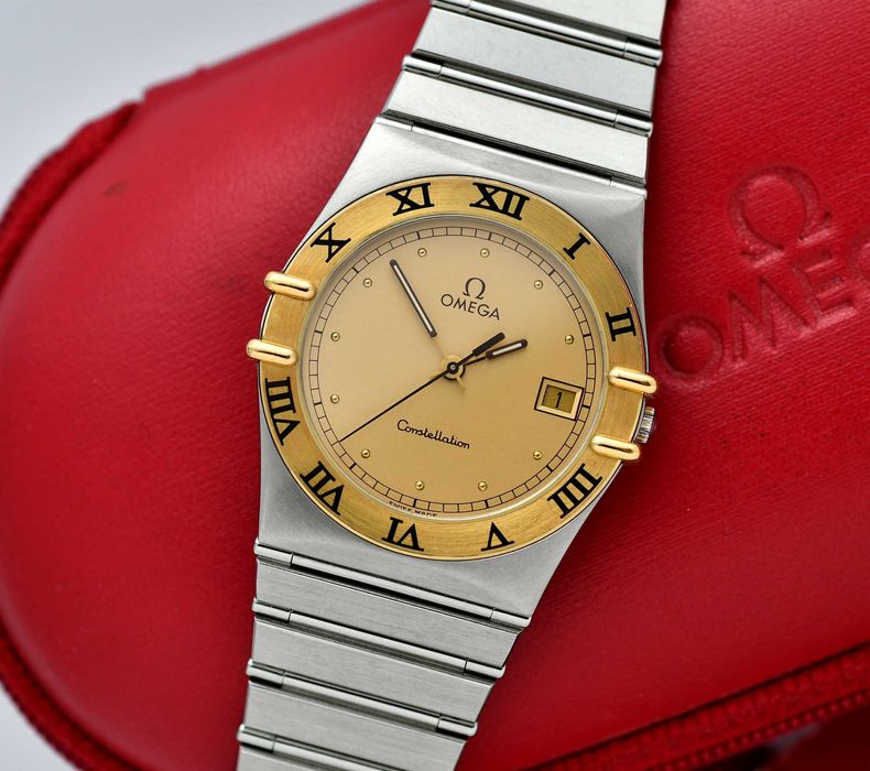 Zegarek OMEGA Constellation Chronometer - Stal Złoto 18k - 1989 - 33mm