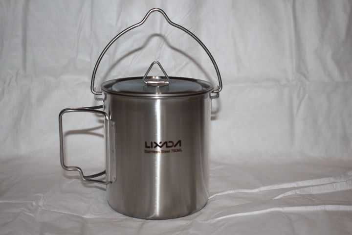 Кружка, казанок з нержавійки POT 750 ml. Казан з нержавіючої сталі