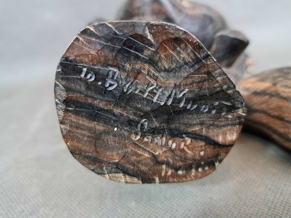 Kobieta, twarz, rzeźba drewniana, Bali wys. 21 cm