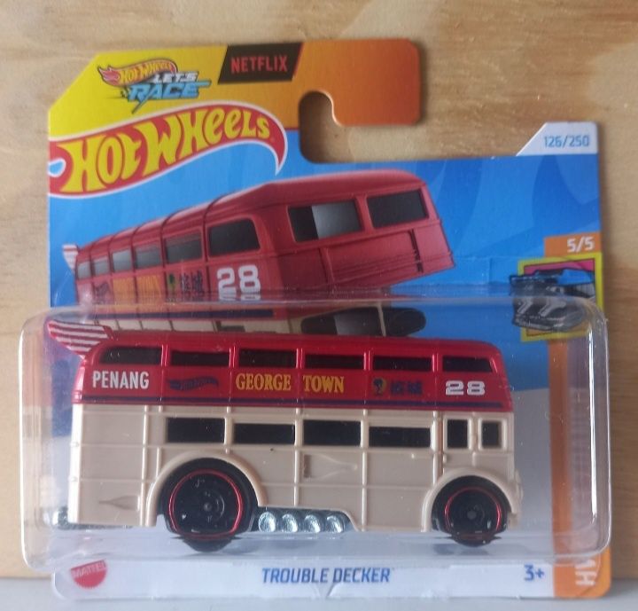 Trouble Decker hot wheels