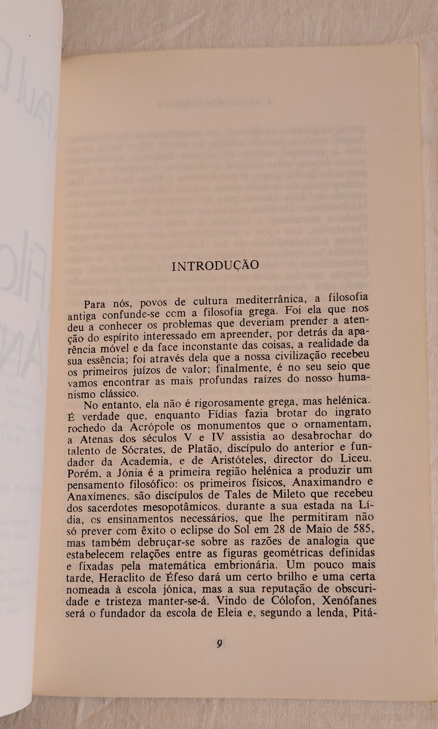 A filosofia antiga, Jean-Paul Dumont