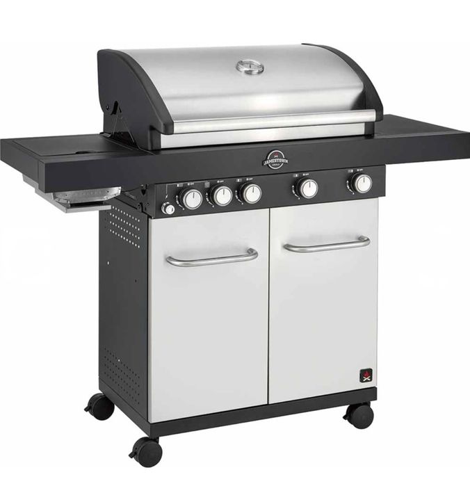 Jamestown Grill gazowy MADDOX 4+1- palnikowy 17,5 kW
Wymiary [cm]: 136