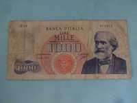 Banknot Wlochy Italia 1000 Lire Verdi - jak na fotki