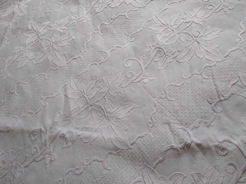 Colcha folhas, para cama casal, 2.25x1.80m