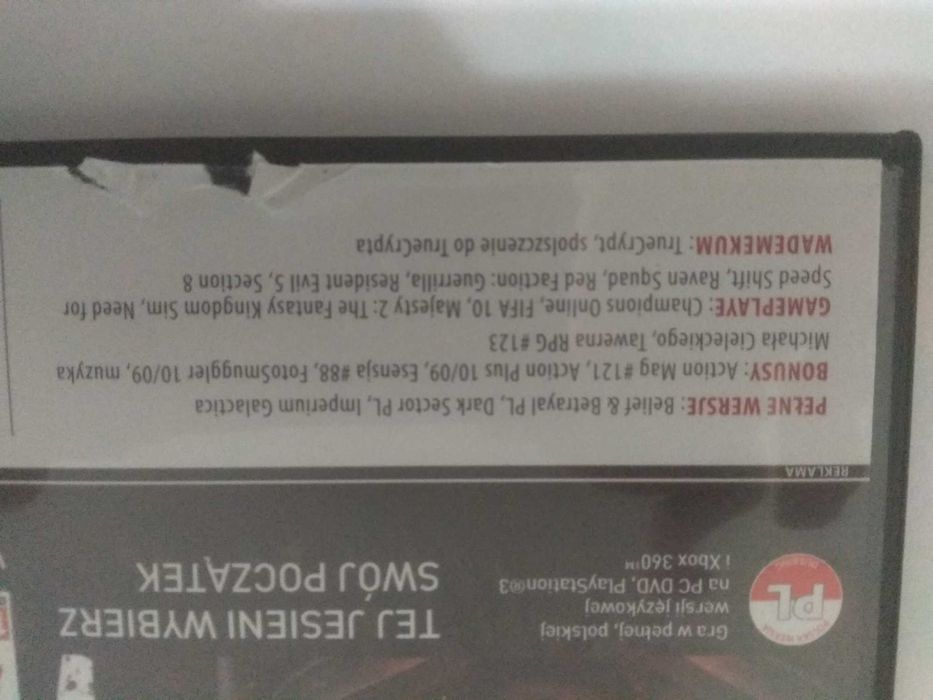 Gry PC Dark Sector, Belief & Betrayal, Imperium Galactica