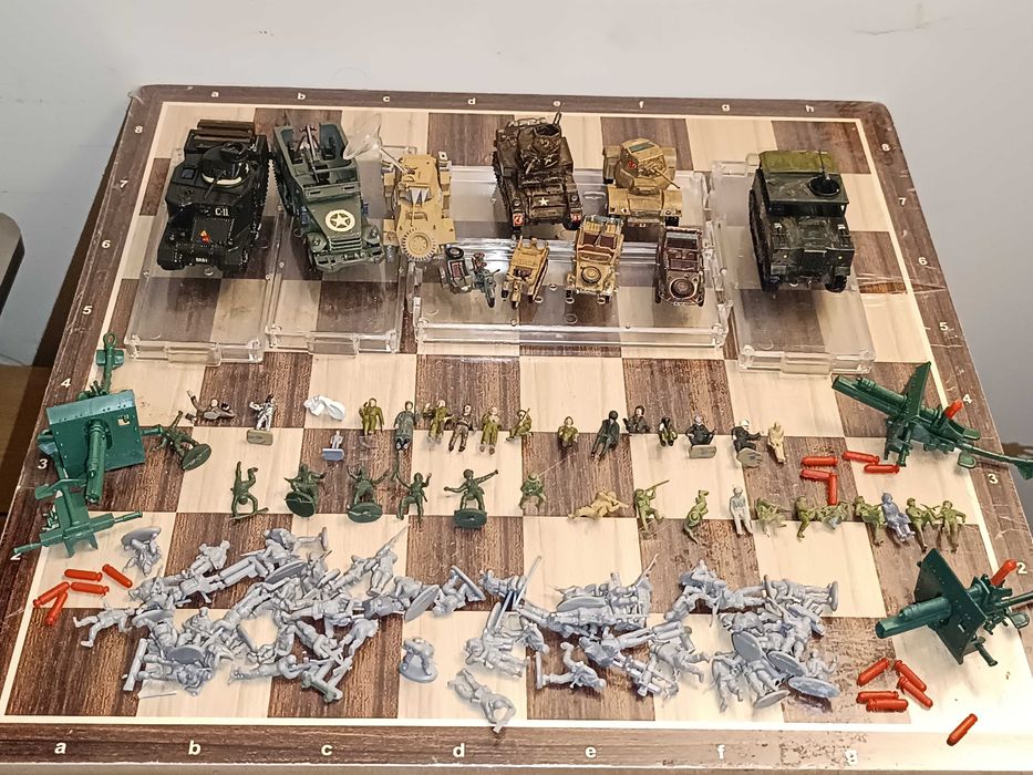 Veículos e Figuras de ação da 2a Guerra Mundial WWII