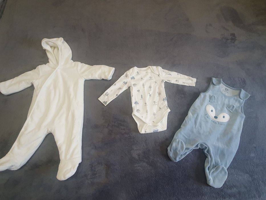 Комбінезон + комплект (боді + напівкомбінезон) C&A