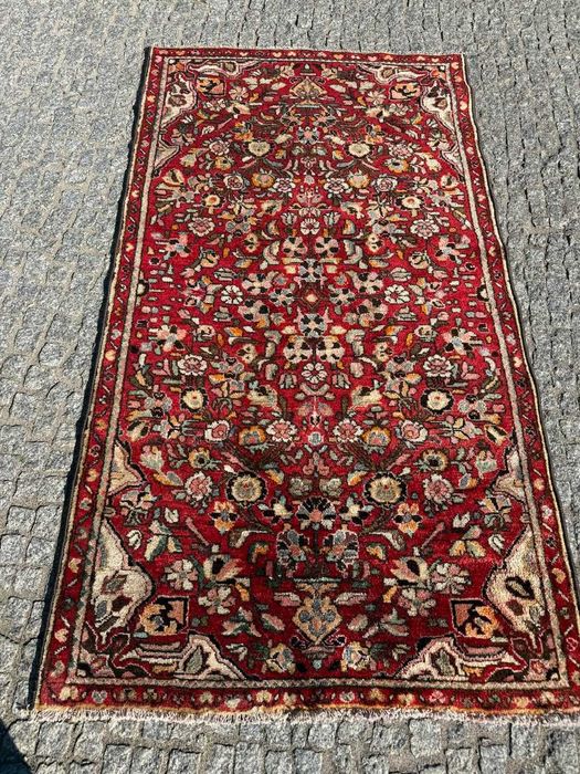 Wełniany r.tkany dywan perski Iran Hamadan 215x116 galeria 7 tys