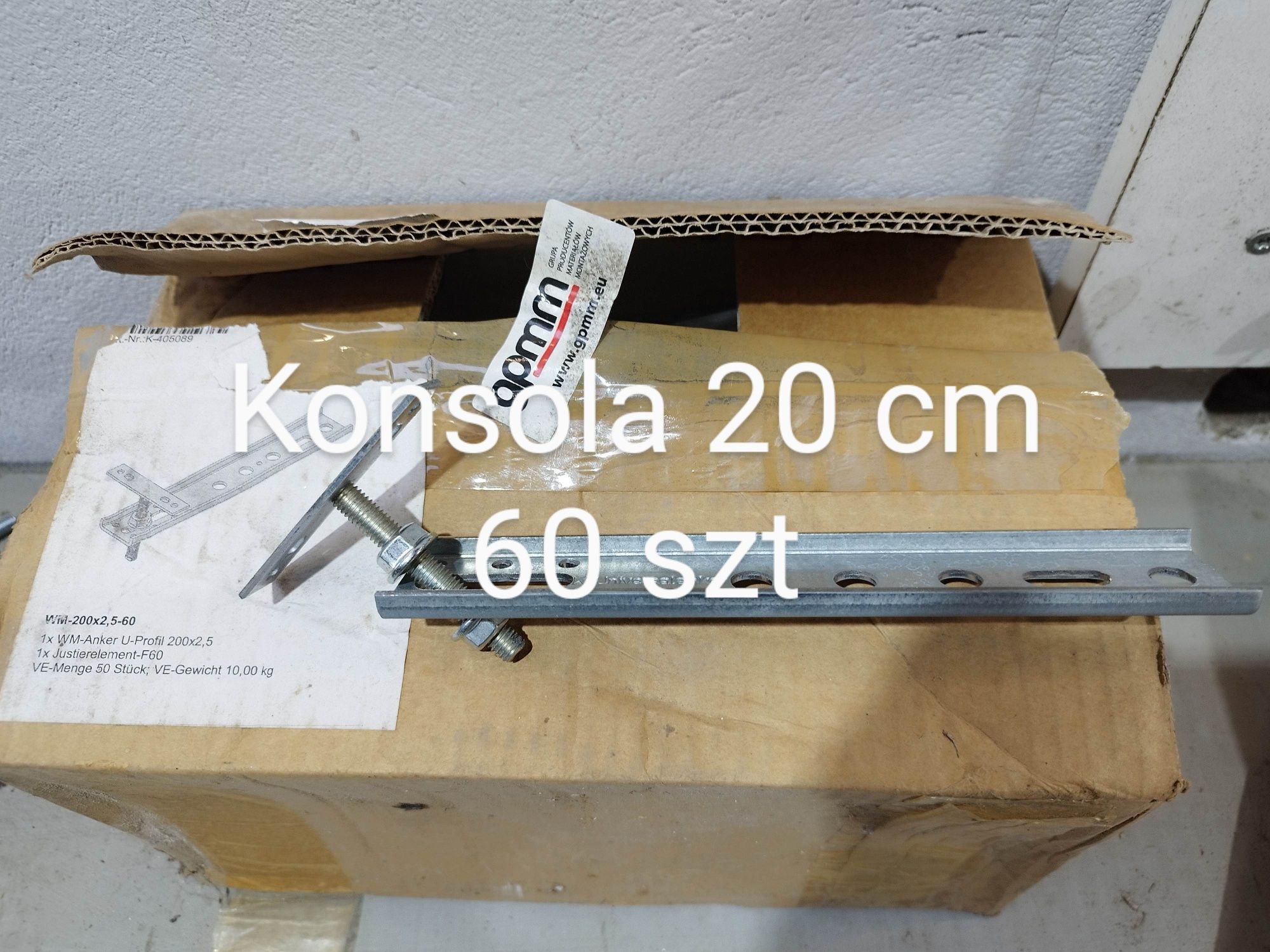 Konsole do montażu okien