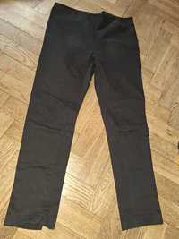 Czarne spodnie rurki leginsy damskie 40/42 L/XL