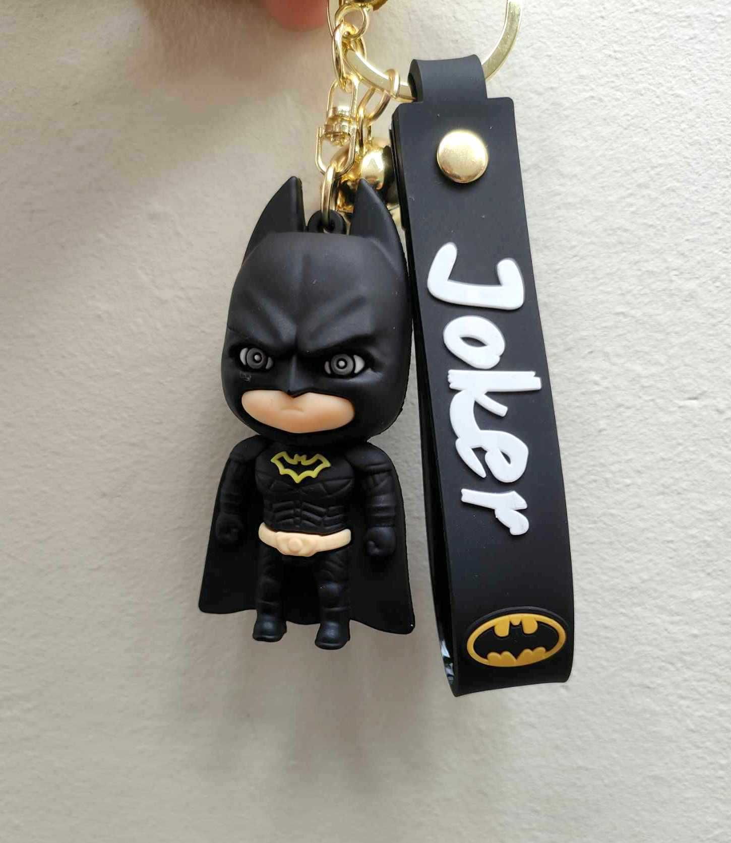 Batman 3D Brelok Breloczek do kluczy Zawieszka Klips Figurka Dzwonek
