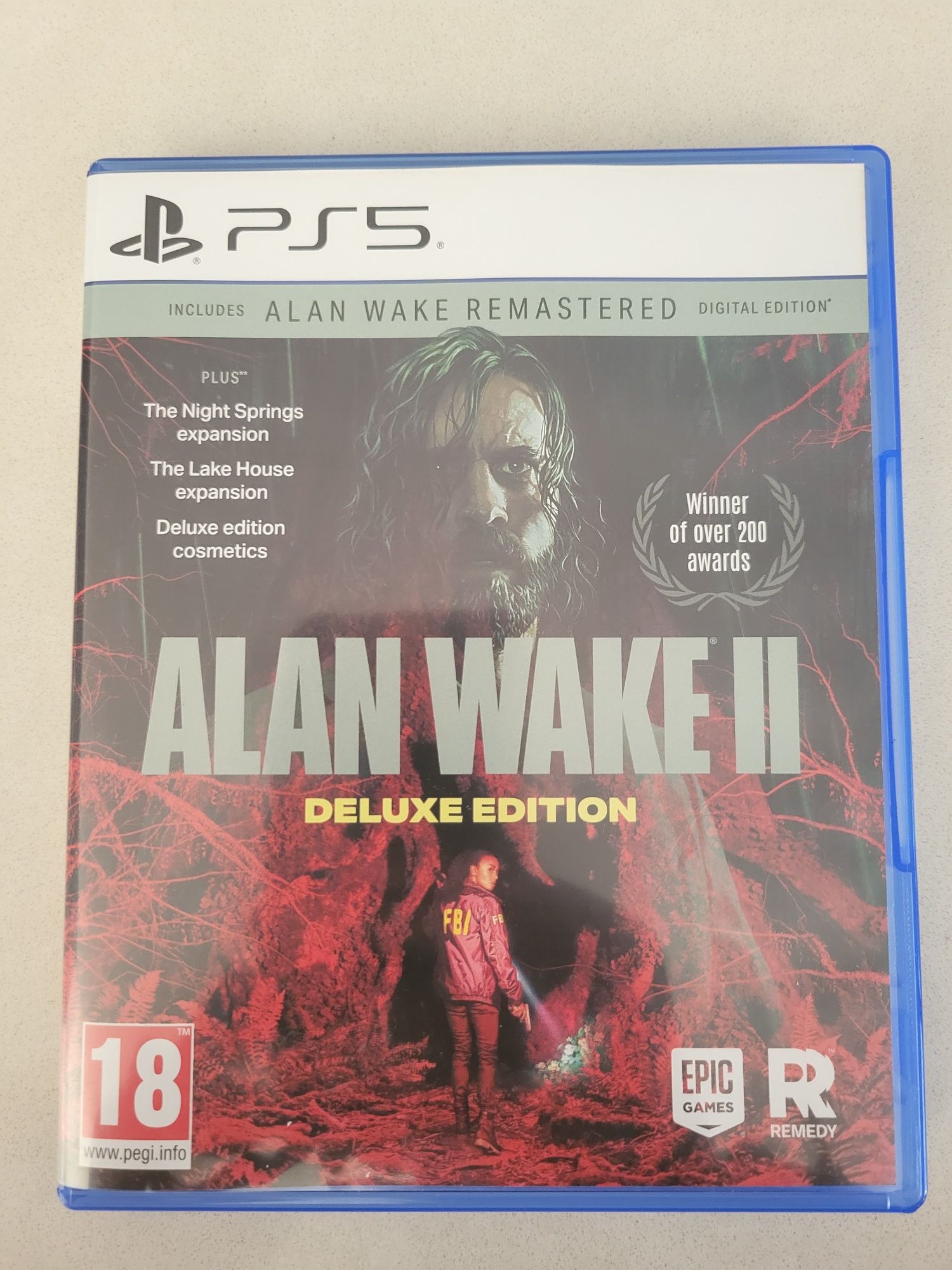 Jogo PS5 Alan wake 2 Deluxe edition (Alan wake remaster incluido)