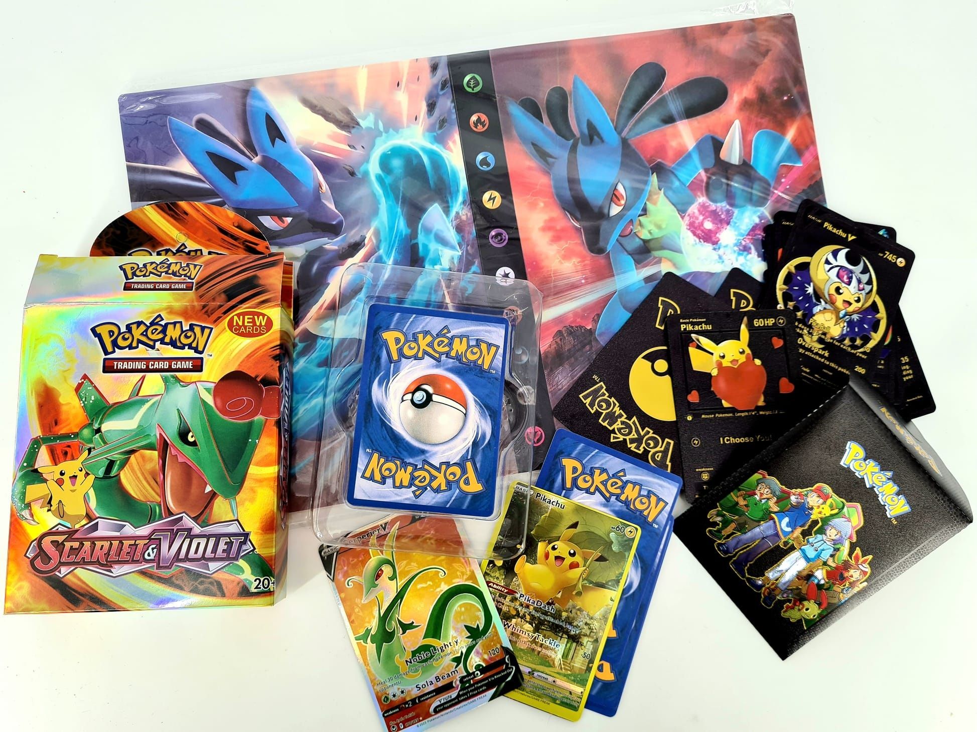 Wielki zestaw Pokemon karty z albumem A5 nowe zabawki