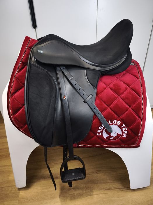 17,5 cali Thorowgood ujeżdżeniowe siodło Id.551