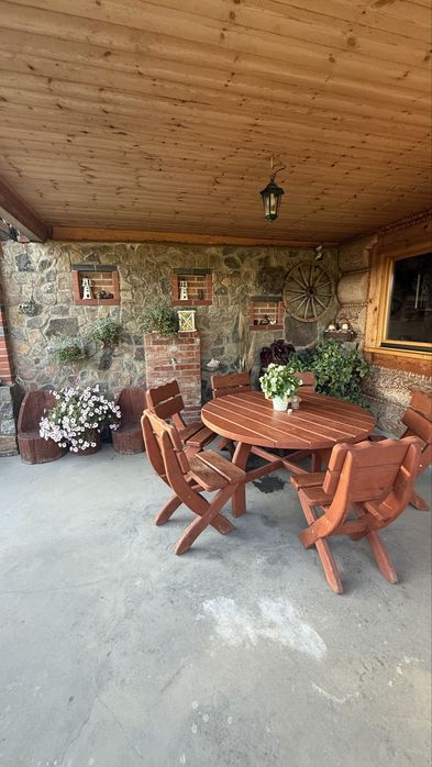 Dom Góralski z Bali na Kaszubach nad jeziorem Deka