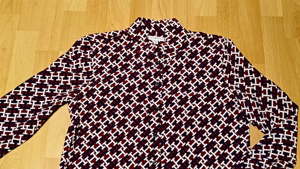 Damska koszula z monogramem TOMMY HILFIGER r.S stan idealny