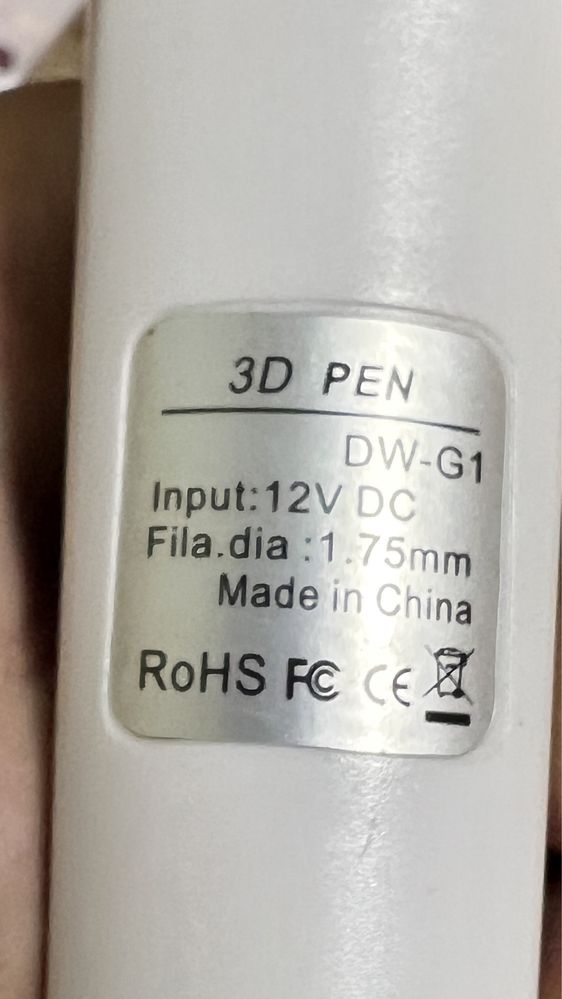 3D ручка с огромным запасом заправок