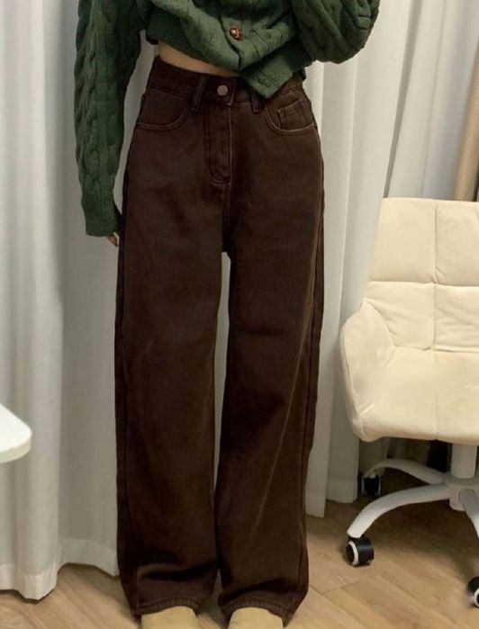 Жіночі утеплені джинси на флісі