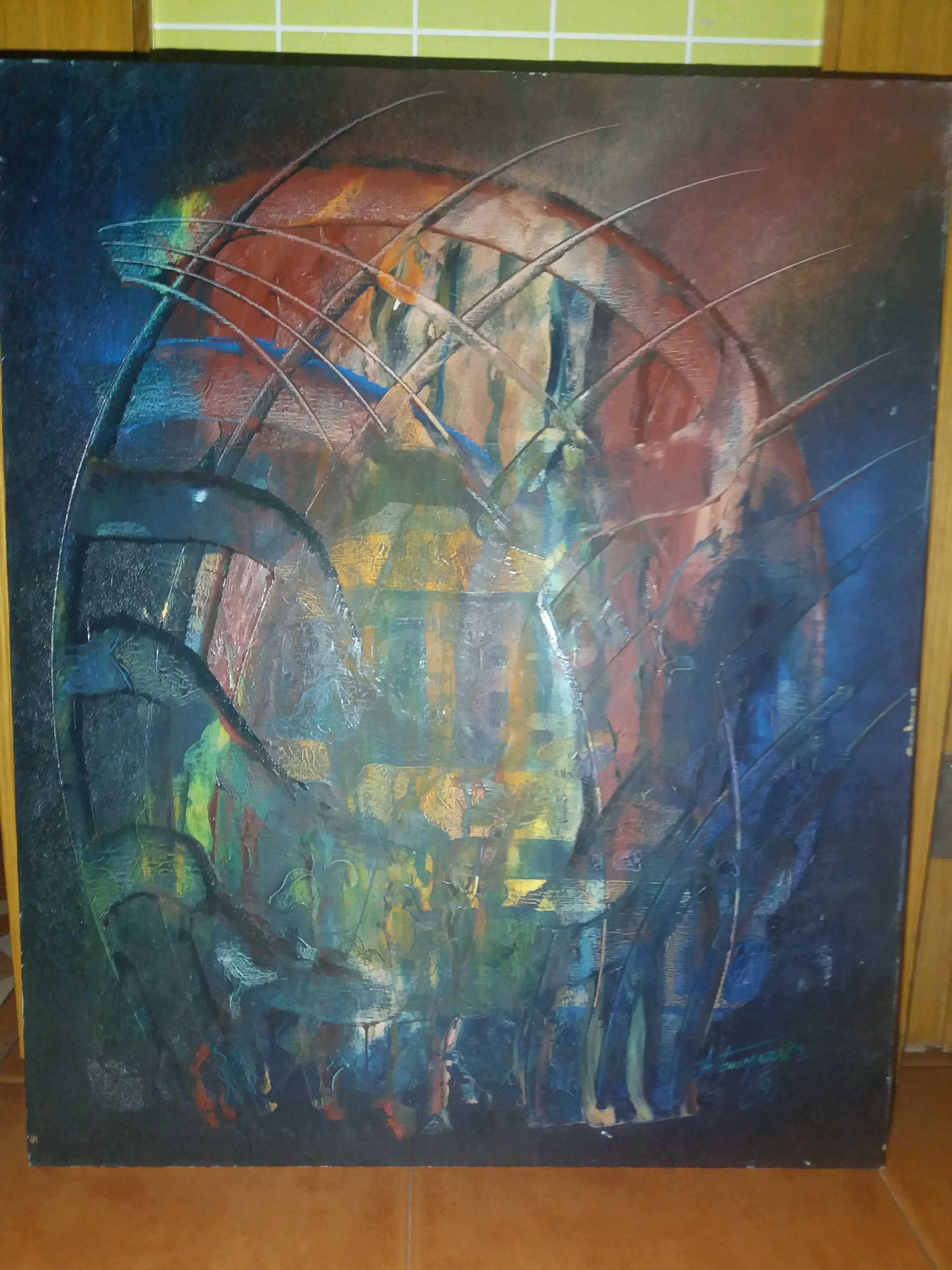 Pintura António Guimarães "traço de palmeira"