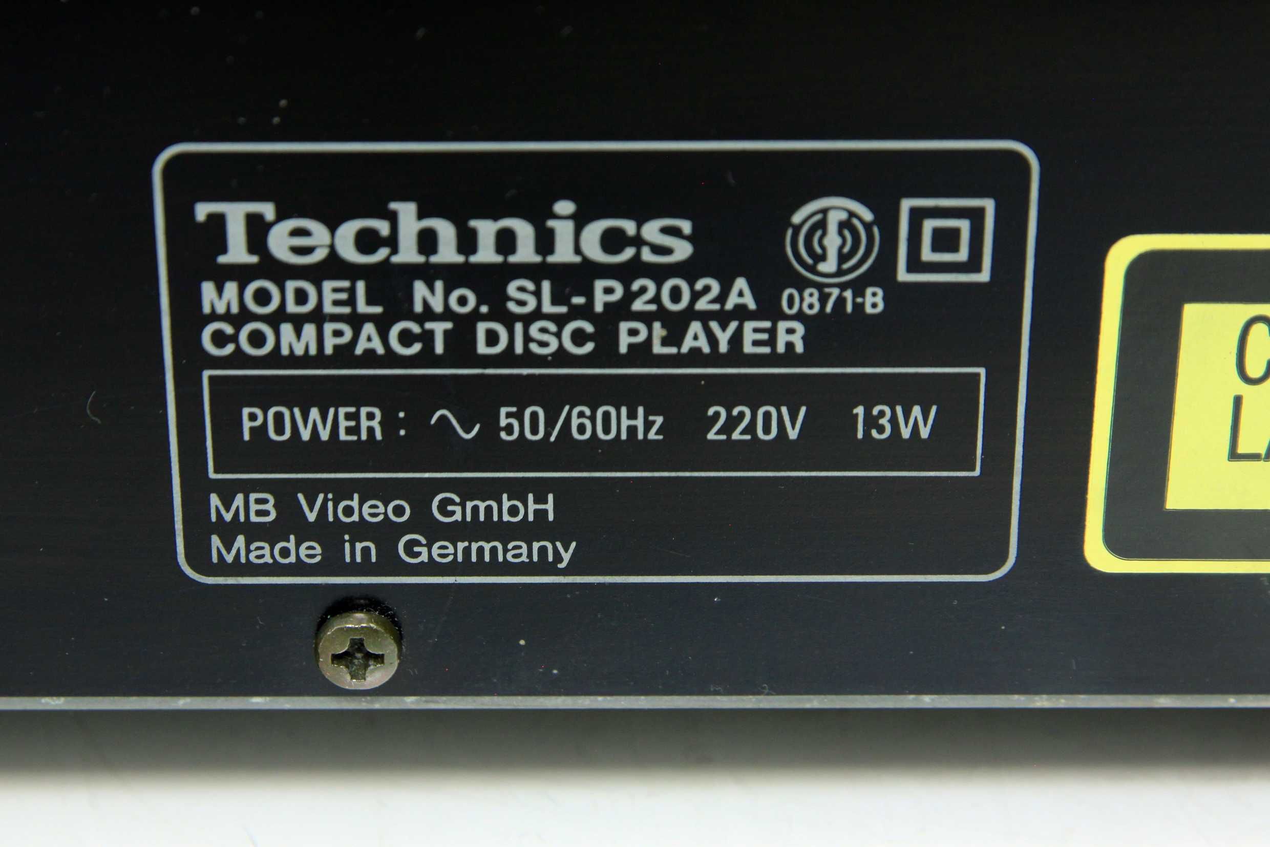 Odtwarzacz CD TECHNICS SL-P202A