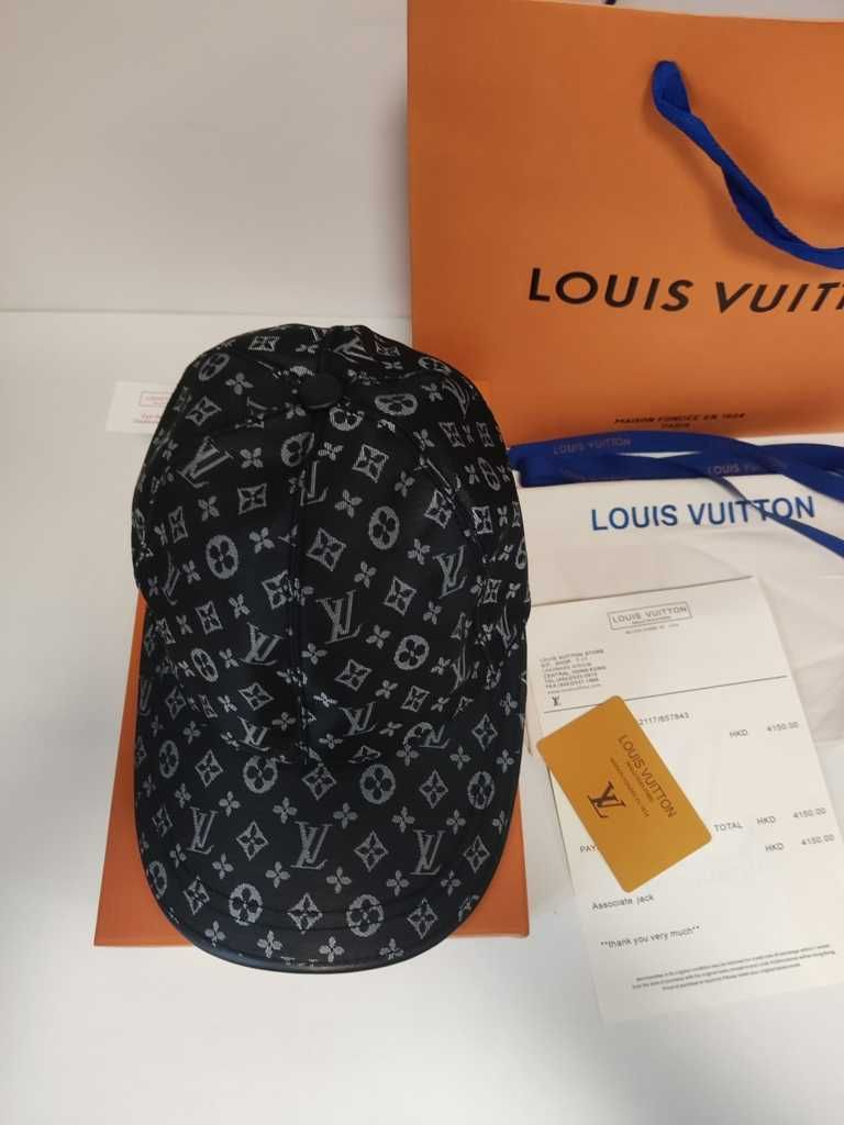 LOUIS VUITTON Męska damska czapka z daszkiem bejsbolówka 78-27