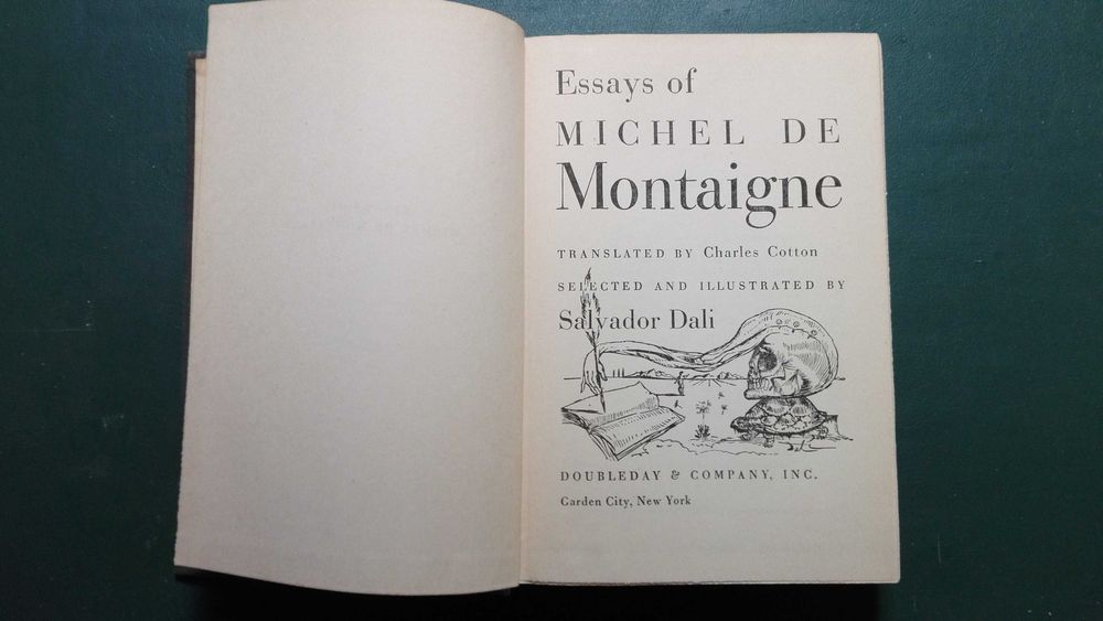 Ensaios de Michel de Montaigne, ilustrado por Salvador Dalí, 1947