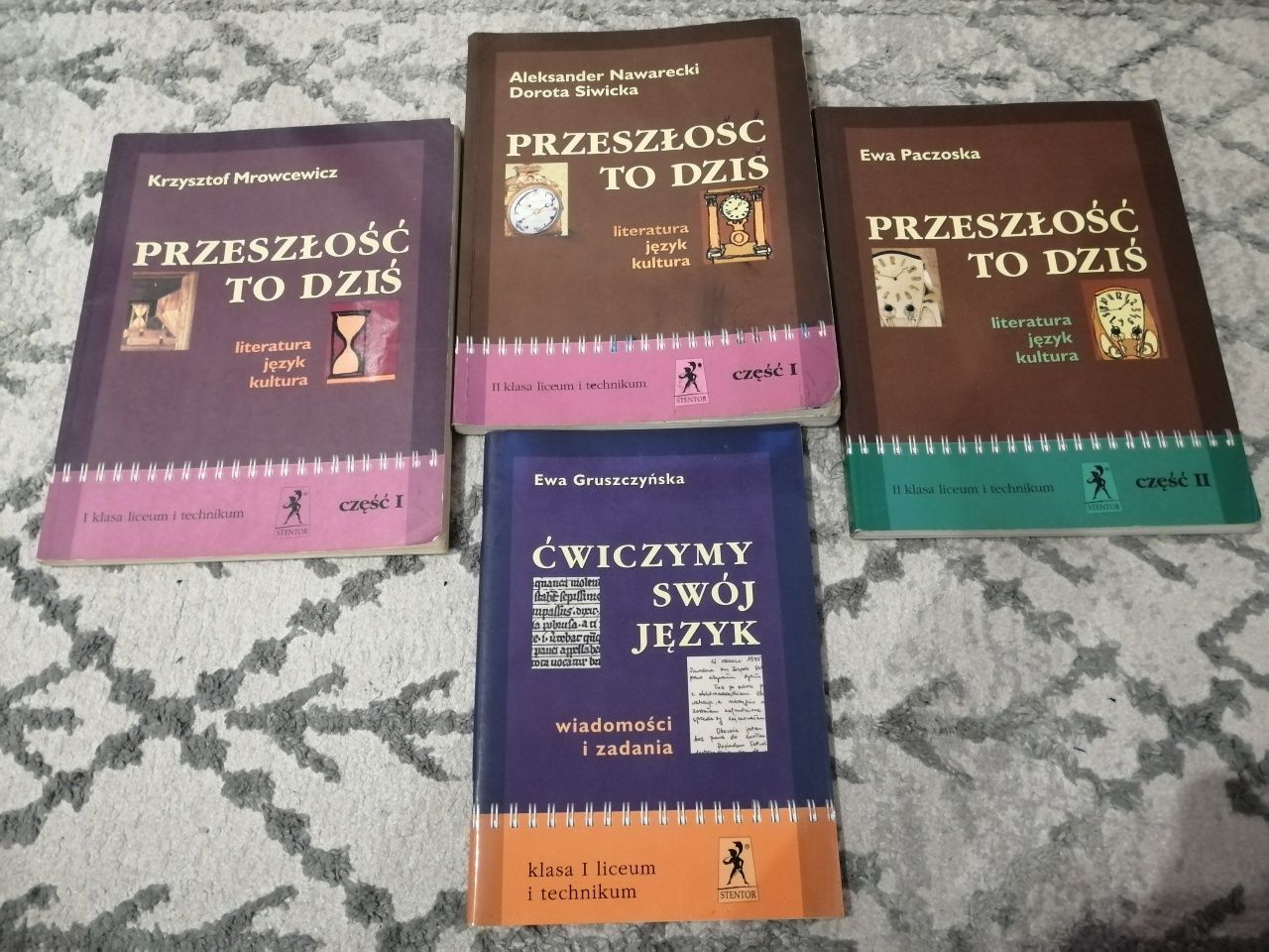 Zestaw książek język polski PRZESZŁOŚĆ TO DZIŚ