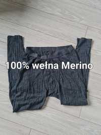 Cubus 100% wełna Merino getry legginsy termoaktywny rozmiar L