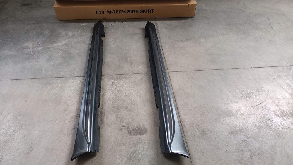 Накладки на пороги БМВ Ф-30, F-30 в стиле М-пакет, цена за комплект!