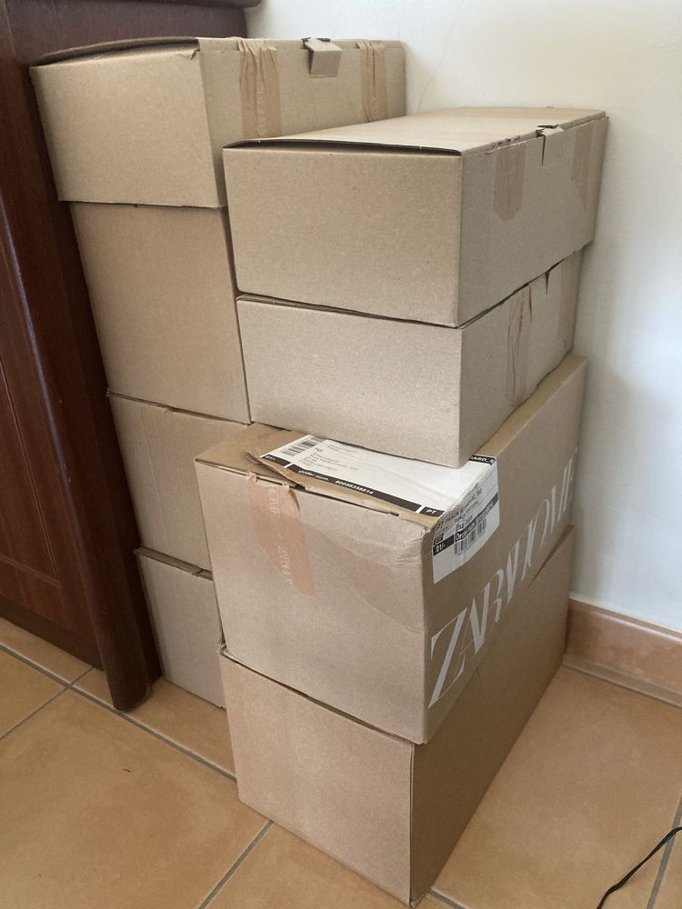Copos, talheres e louça Sara home novos