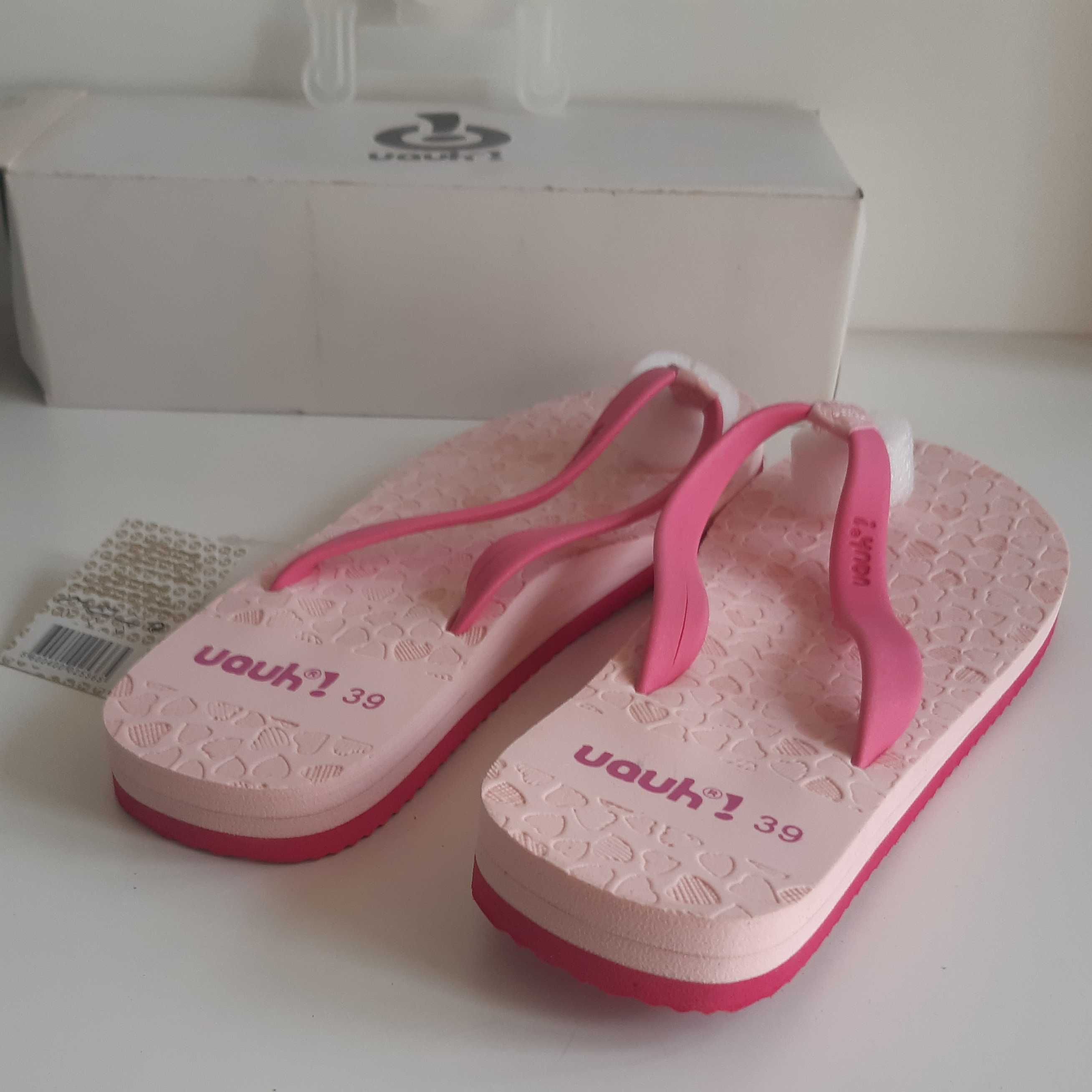 Chinelos Novos Uauh! Shoes Inês Pink 39 Novos Rosa