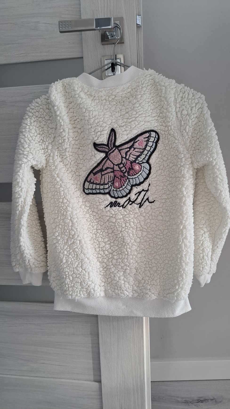 Kurtka bomberka oraz bluza z baranka, 146/152, Pepco, super stan
