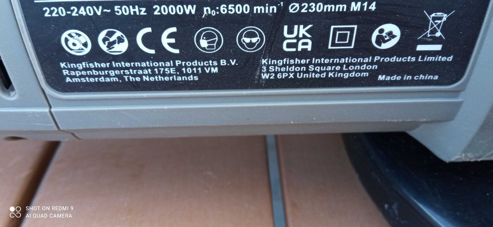 Szlifierkę kątowa Flex Titan 230mm 2000w 230v Wolny start