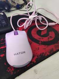 Миша дротова ігрова Hator Pulsar Essential Lilac