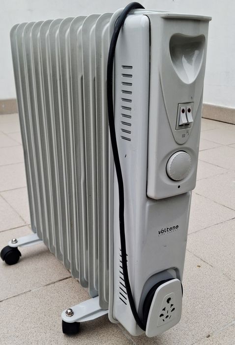 Grzejnik olejowy Volteno 11 żeberkowy z termostatem