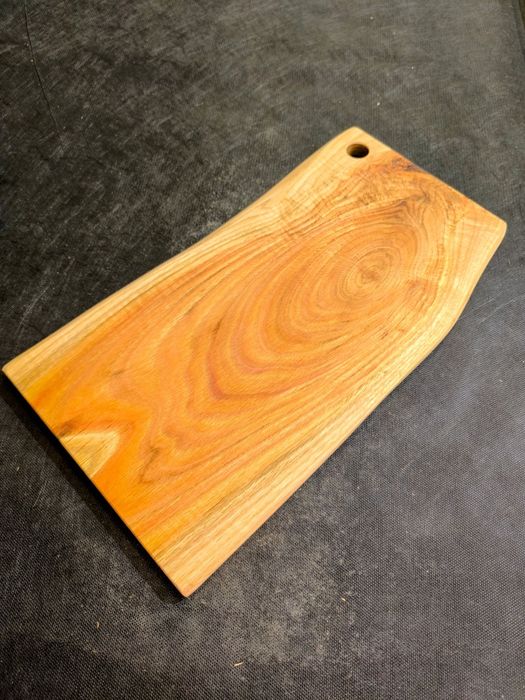 Deska dębowa lita 45x25x2cm - do krojenia serwowania posiłków HANDMADE