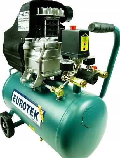 Компресор EUROTEK 24 л компрессор воздушный  повітряний / масляний