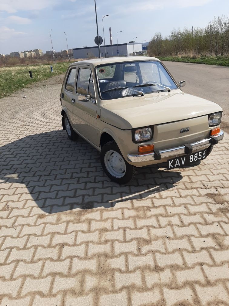 Fiat 126p...st 78r 28tys km czarne blachy