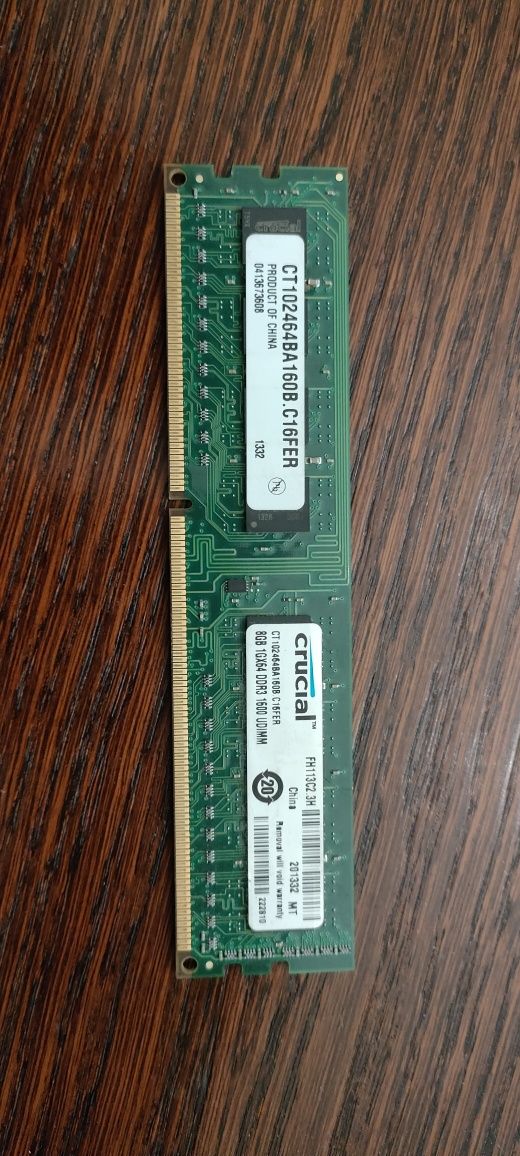 Pamięć RAM 8 GB DDR3 1600