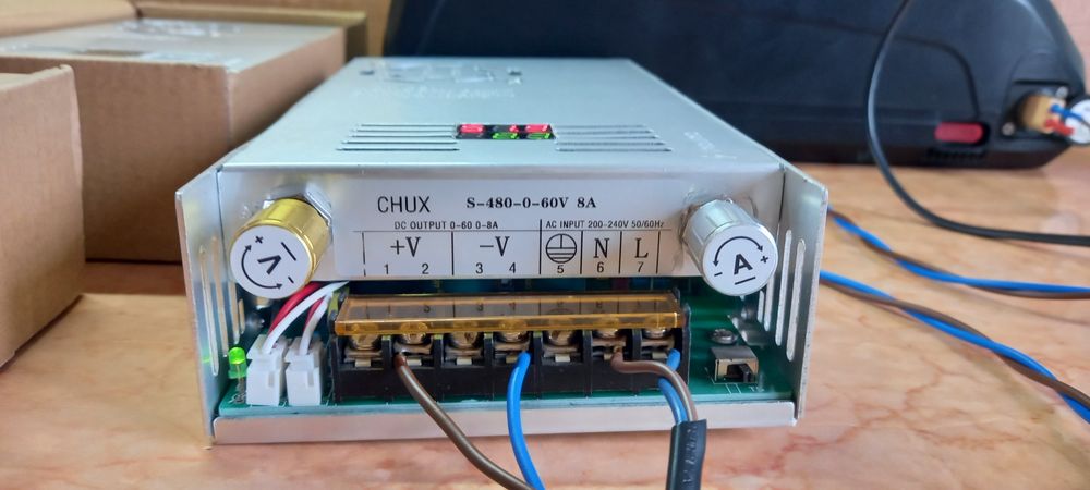 Зарядка для любых аккумуляторов 0 - 67V / 8.2 A