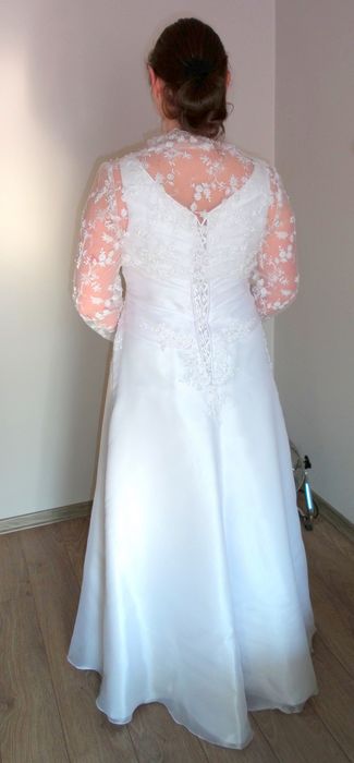 Suknia ślubna na 165 cm wzrostu, rozmiar 40/42